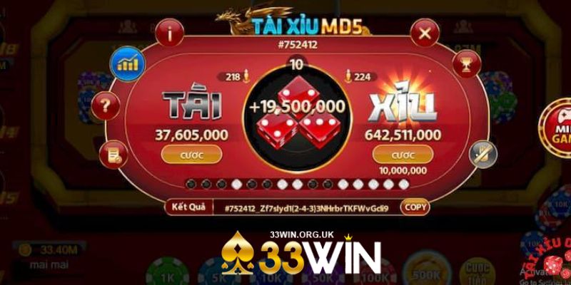 Hướng dẫn chơi tài xỉu tại 33win