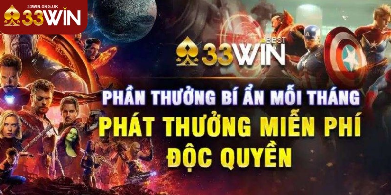 Những chương trình khuyến mãi mới tại 33win