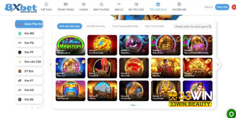 Game đổi thưởng tại 8XBET đầy hấp dẫn