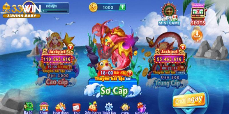 Sân chơi có các Mini game giúp “đổi gió”