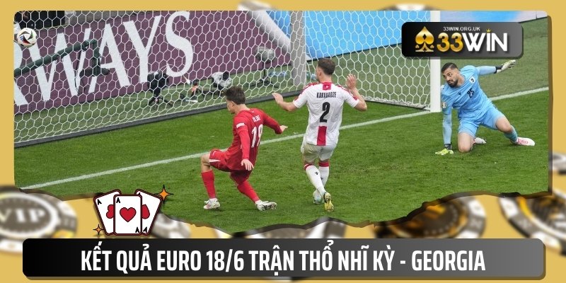 Kết quả Euro 18/6 trận Thổ Nhĩ Kỳ - Georgia